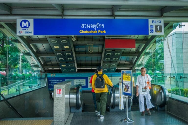 Ingresso metro Bangkok